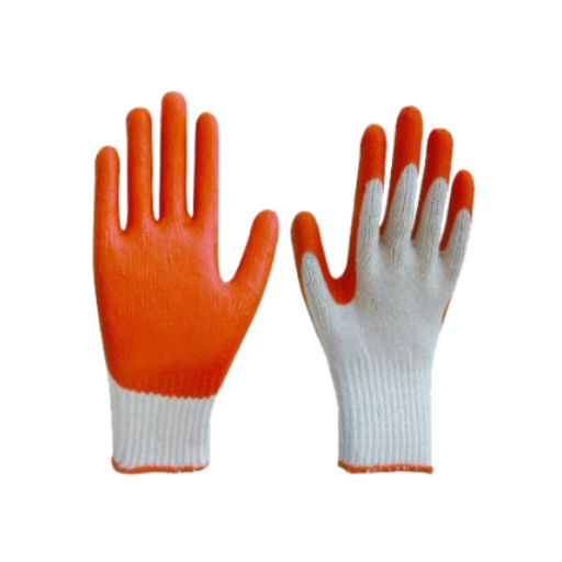 Asher Jallen Orange Latex Palm Coated Gloves – (Dozen)