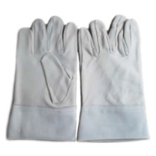 Asher Jallen Goatskin Argon Grey Leather Gloves