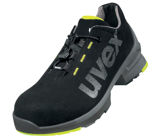 uvex 1 8544 Low Cut Shoe S2 W11 (Black/Lime)